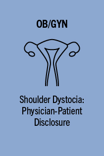 TDE 231431.0 Shoulder Dystocia Physician-Patient Disclosure Banner